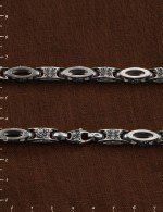 Цепь из белого золота