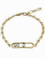 Браслет из лимонного золота c бриллиантами