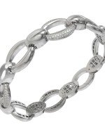 Браслет из белого золота c бриллиантами