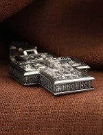 Крест из белого золота 585 пробы