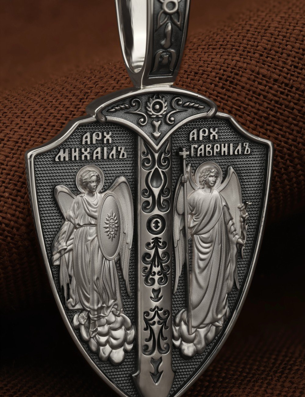 Образок из белого золота