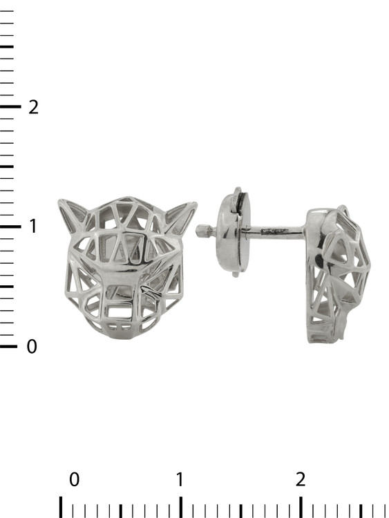 Серьги из белого золота 585 пробы