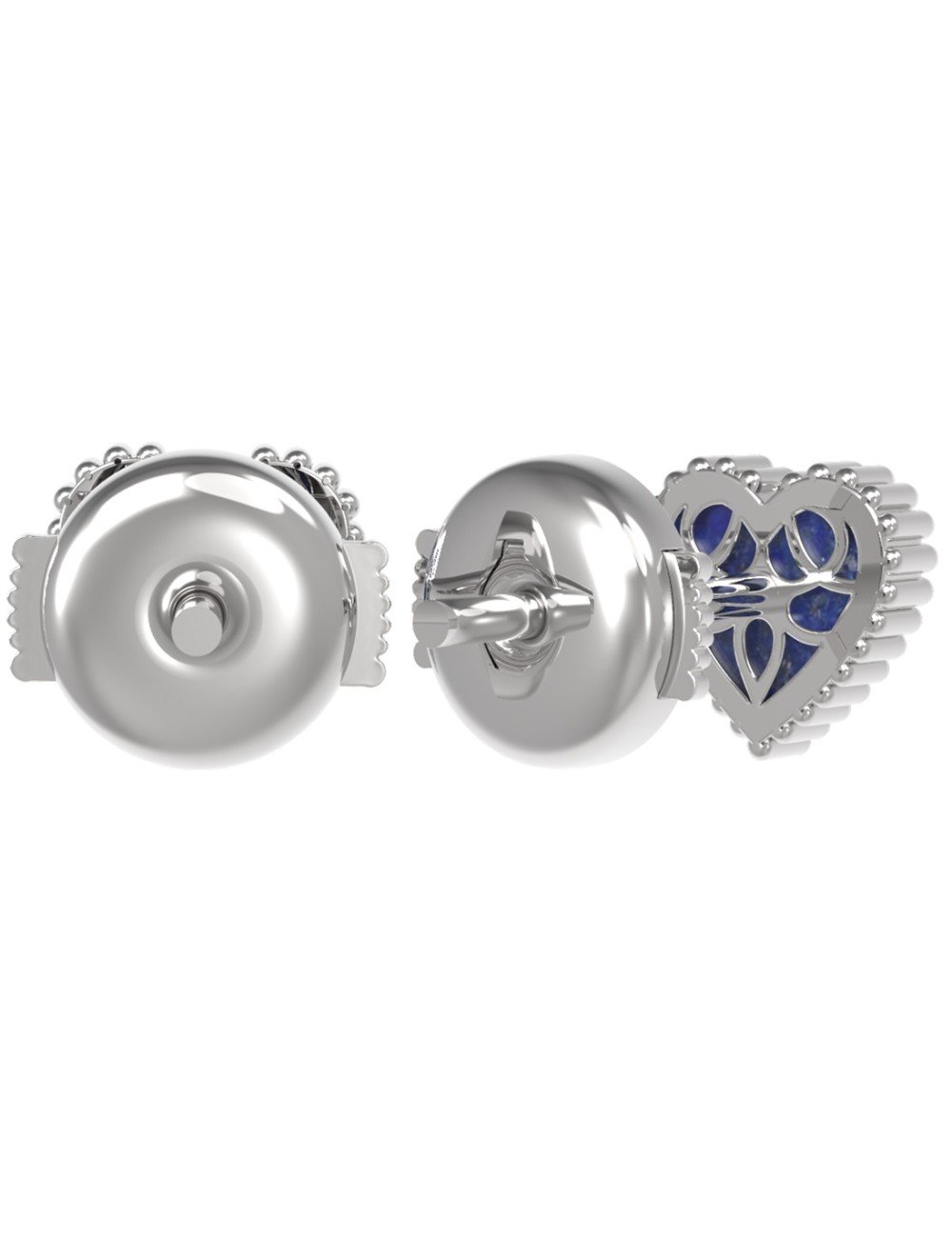 Серьги из белого золота 585 пробы