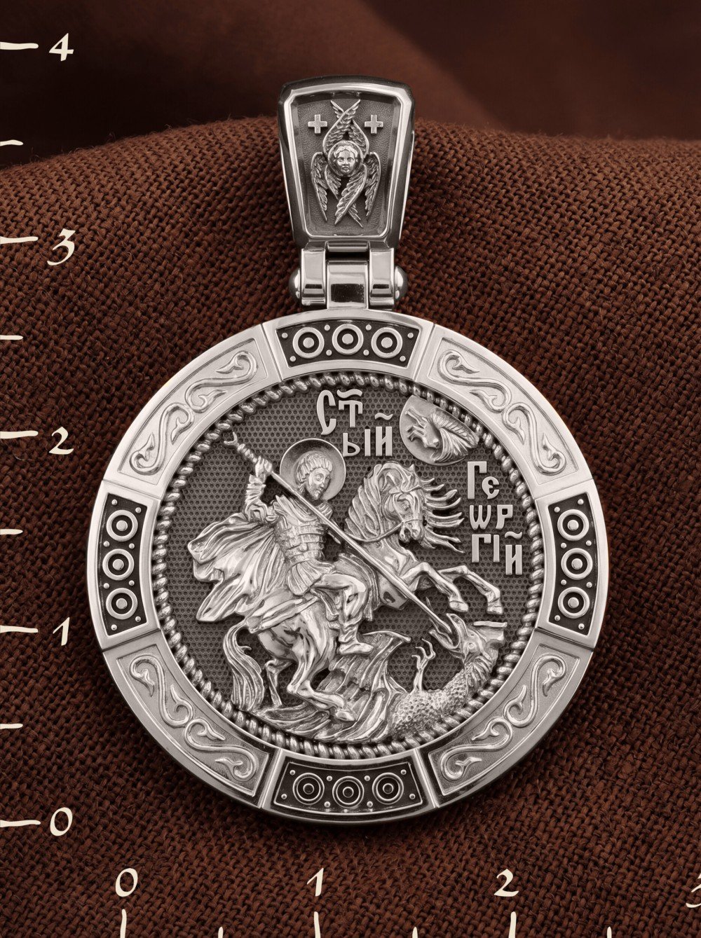 Образок из белого золота