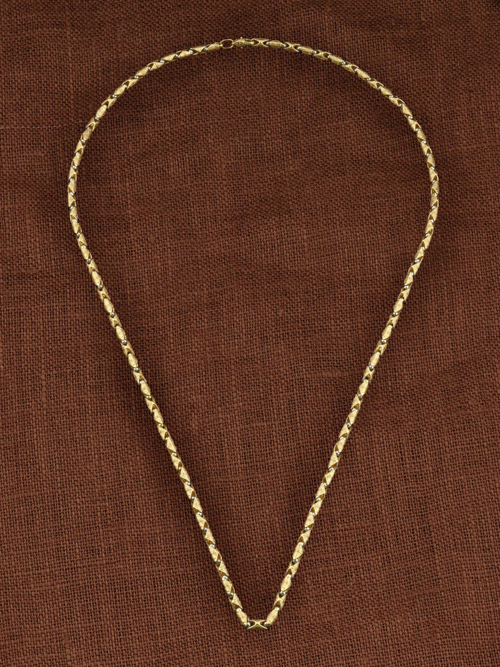 Цепь из лимонного золота 585 пробы