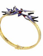 Браслет из лимонного золота c эмалью