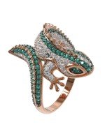 Кольцо из золота c фианитом