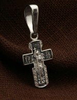 Крест из белого золота