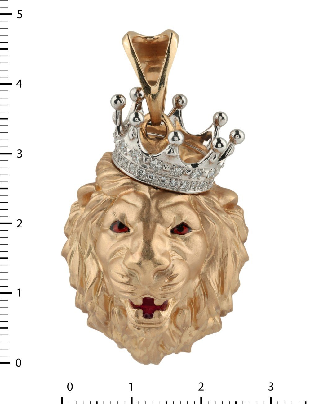 Подвеска из золота c эмалью и бриллиантами