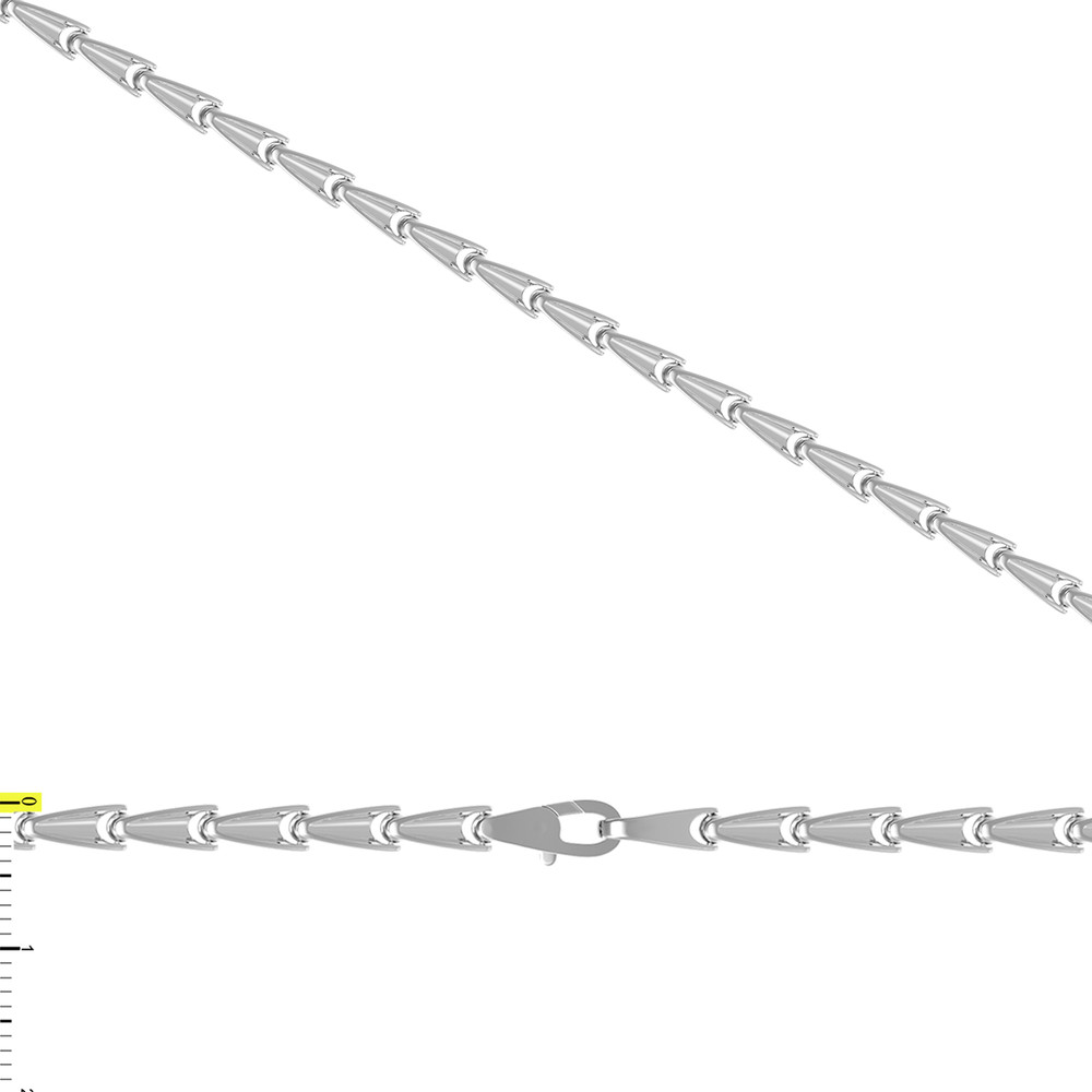 Цепь из белого золота 585 пробы
