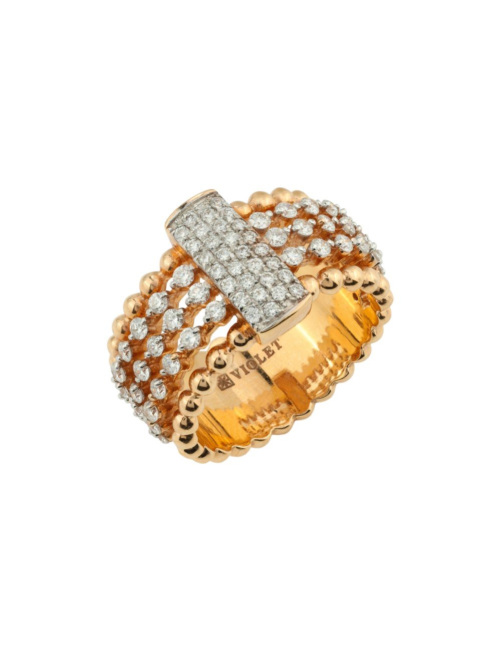 Кольцо из золота c бриллиантами