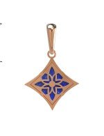 Подвеска из золота c лазуритом