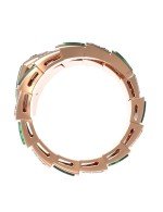 Кольцо из золота c бриллиантами и малахитом