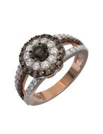 Кольцо из золота c бриллиантами