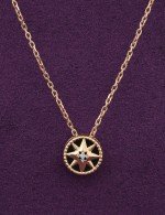 Колье из золота c бриллиантами и ониксом