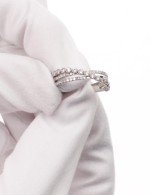 Кольцо из белого золота c бриллиантами