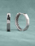 Серьги из белого золота