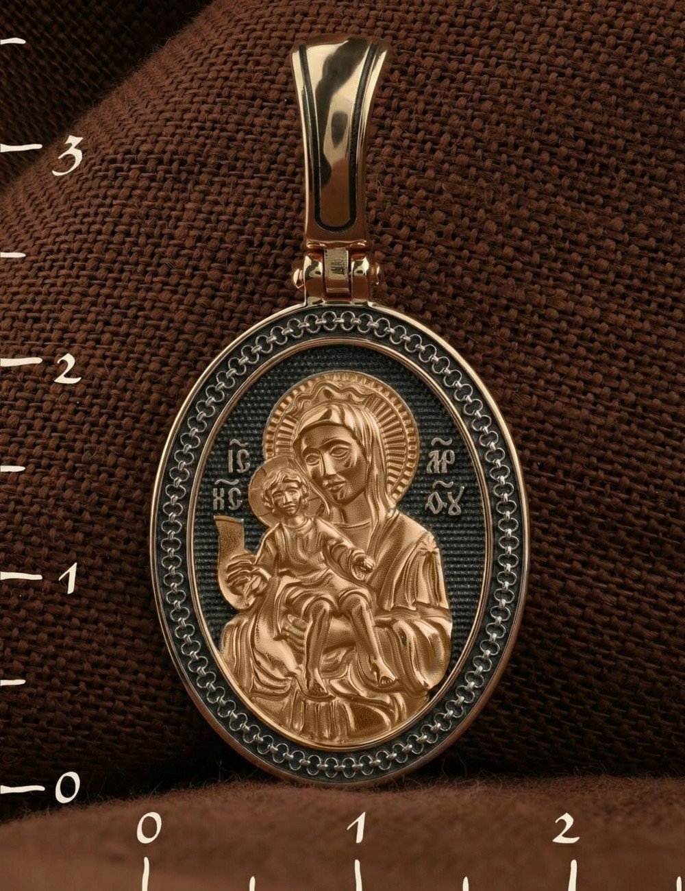 Образок из золота