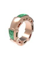 Подвеска из золота c малахитом