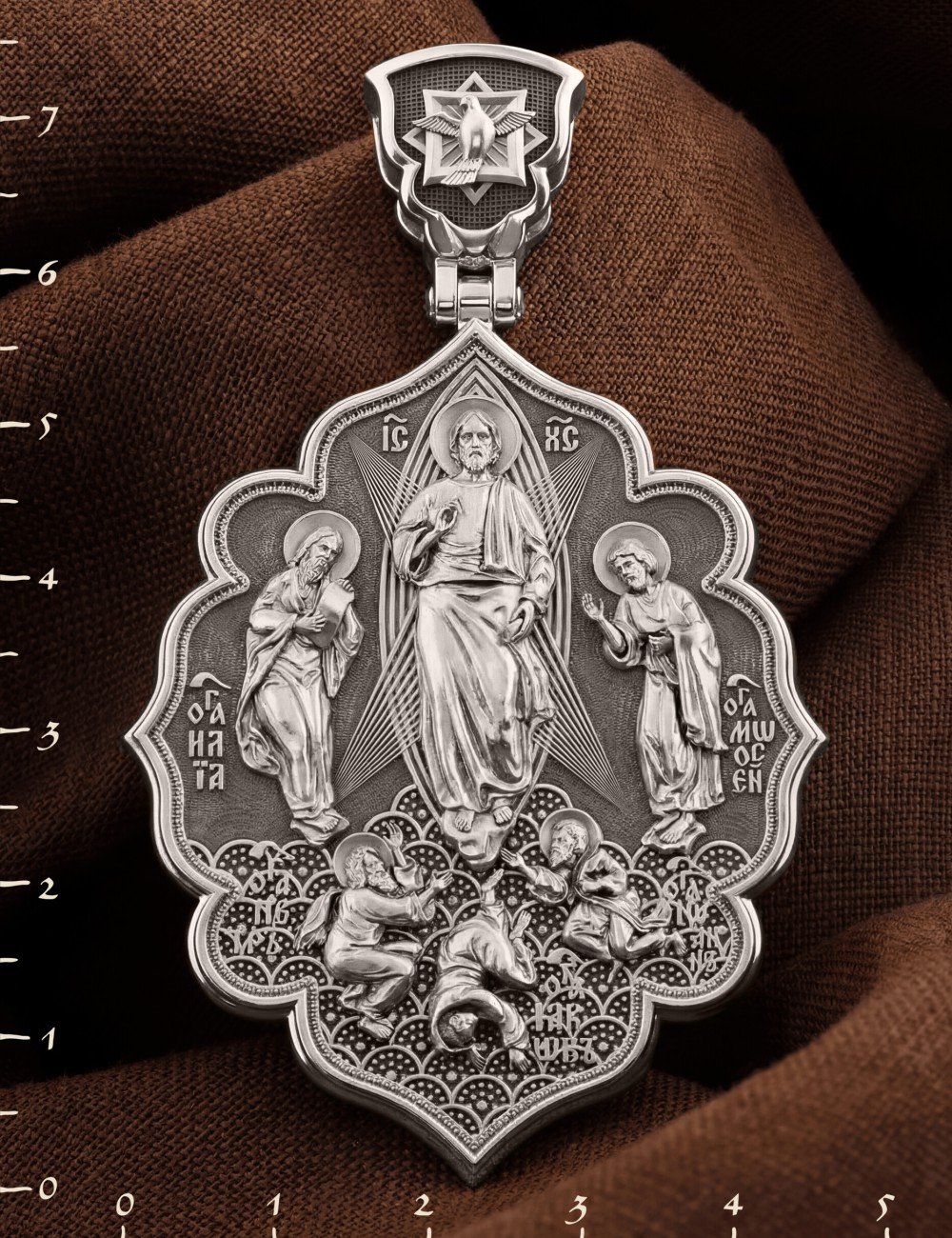 Образок из белого золота