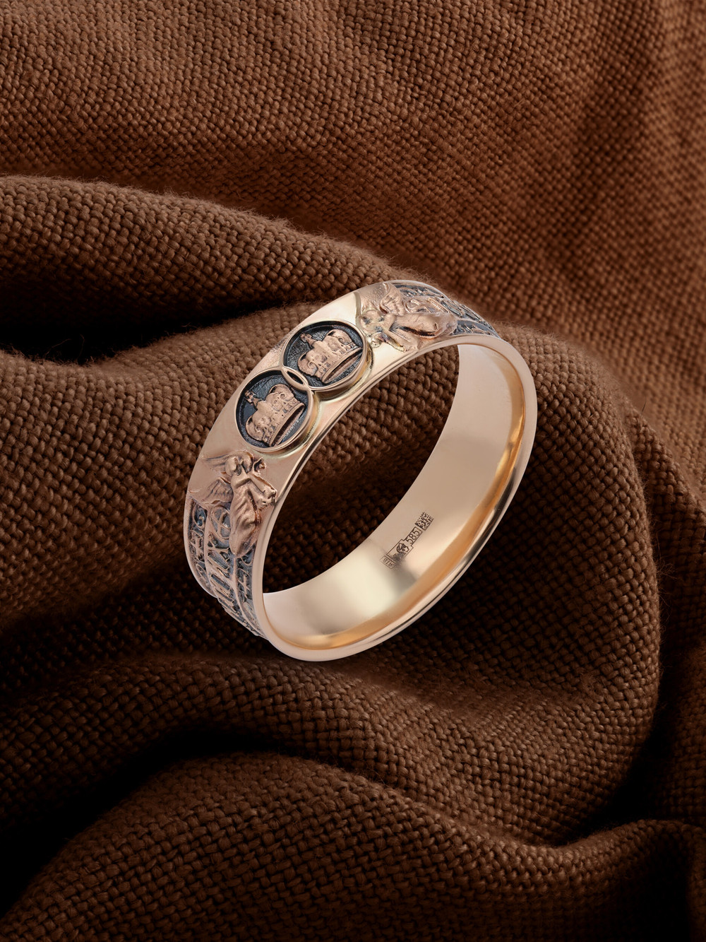 Кольцо из красного золота 585 пробы