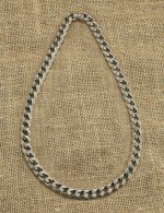 Цепь из серебра c рубином