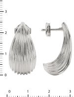 Серьги из белого золота 585 пробы