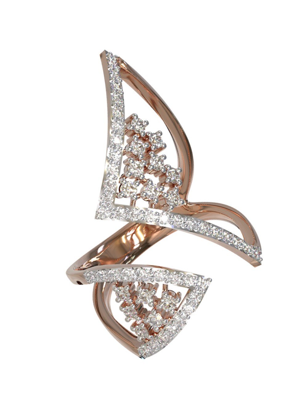 Кольцо из золота c бриллиантами