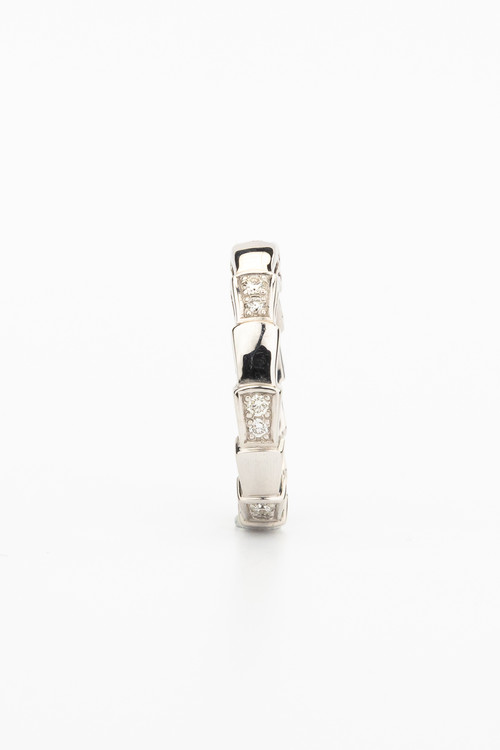 Кольцо из белого золота 585 пробы c бриллиантами