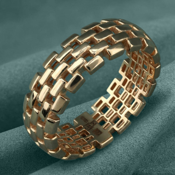 Кольцо из красного золота 585 пробы