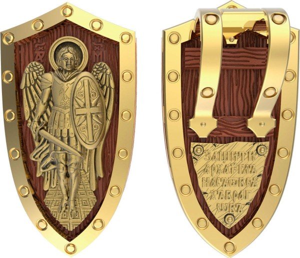 Образок из лимонного золота c деревом груши