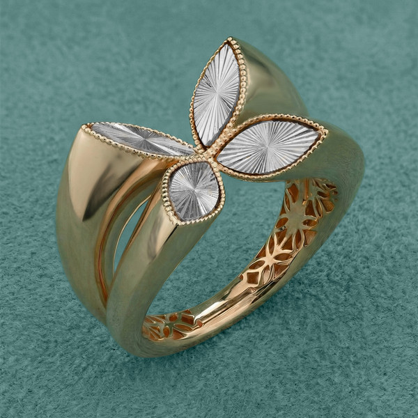 Кольцо из красного золота 585 пробы