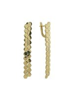 Серьги из лимонного золота