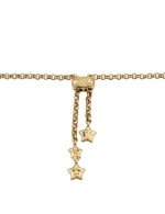 Колье из лимонного золота c бирюзой и лазуритом