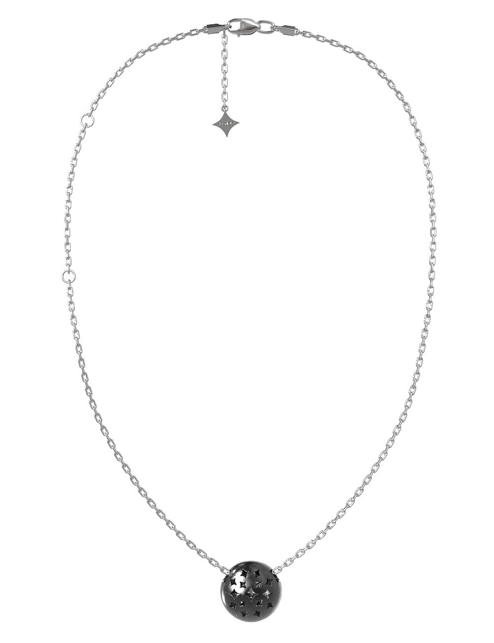 Колье из белого золота c бриллиантами