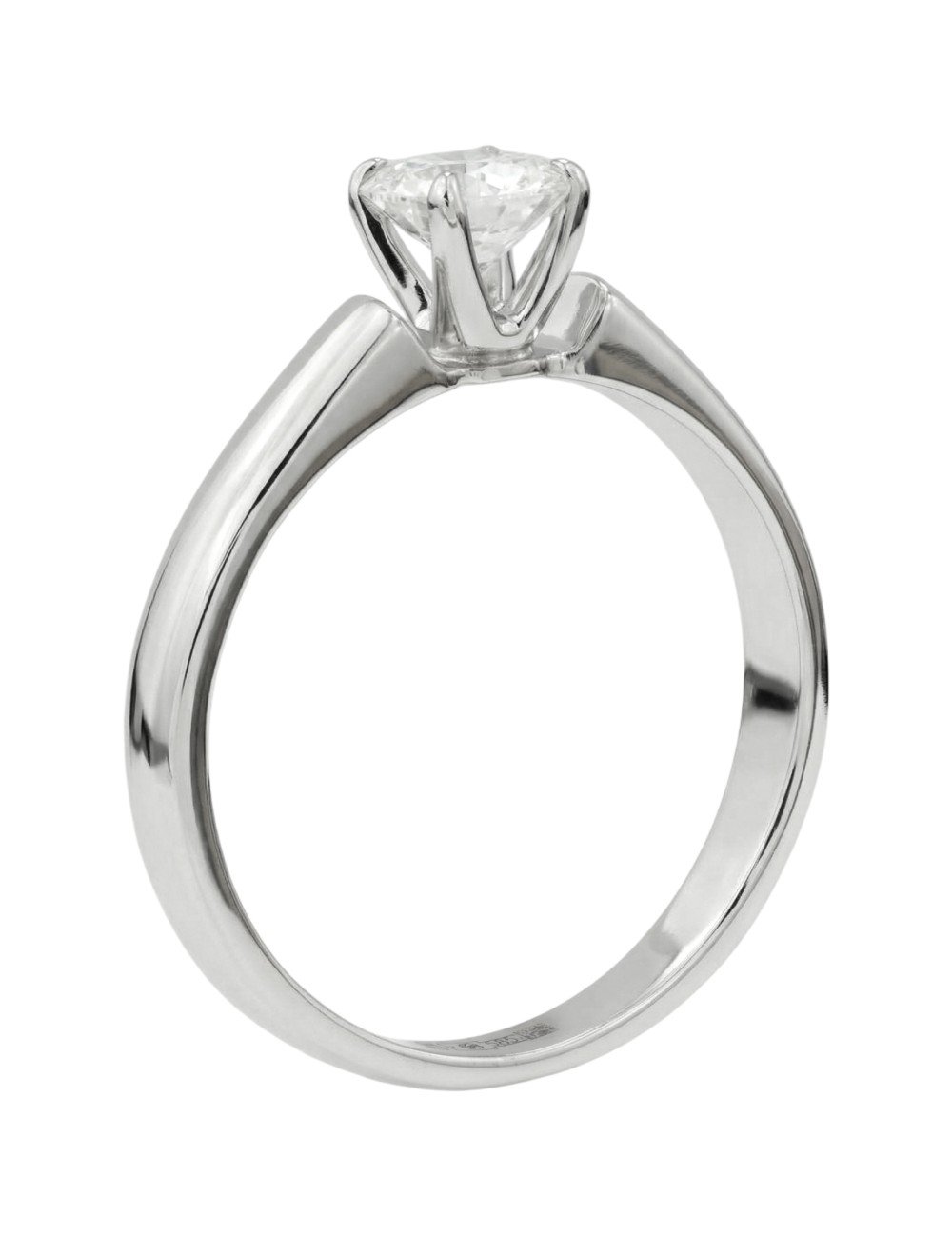 Кольцо из белого золота c бриллиантами