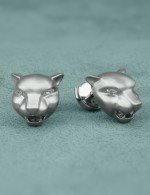 Серьги из белого золота c бриллиантами