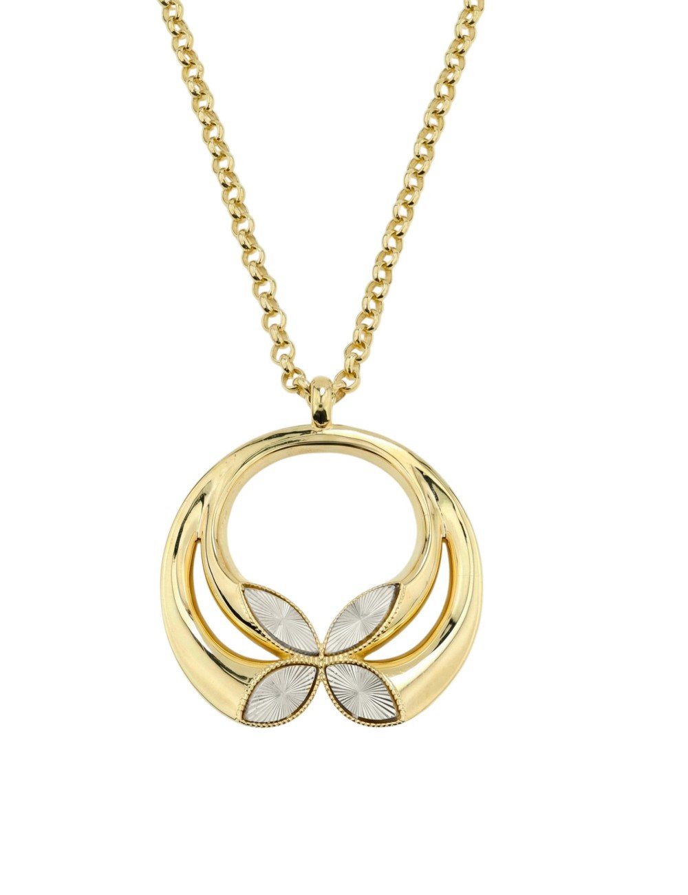 Колье из лимонного золота