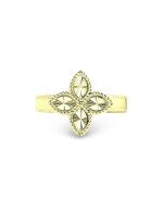 Кольцо из лимонного золота