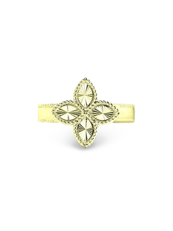 Кольцо из лимонного золота 585 пробы