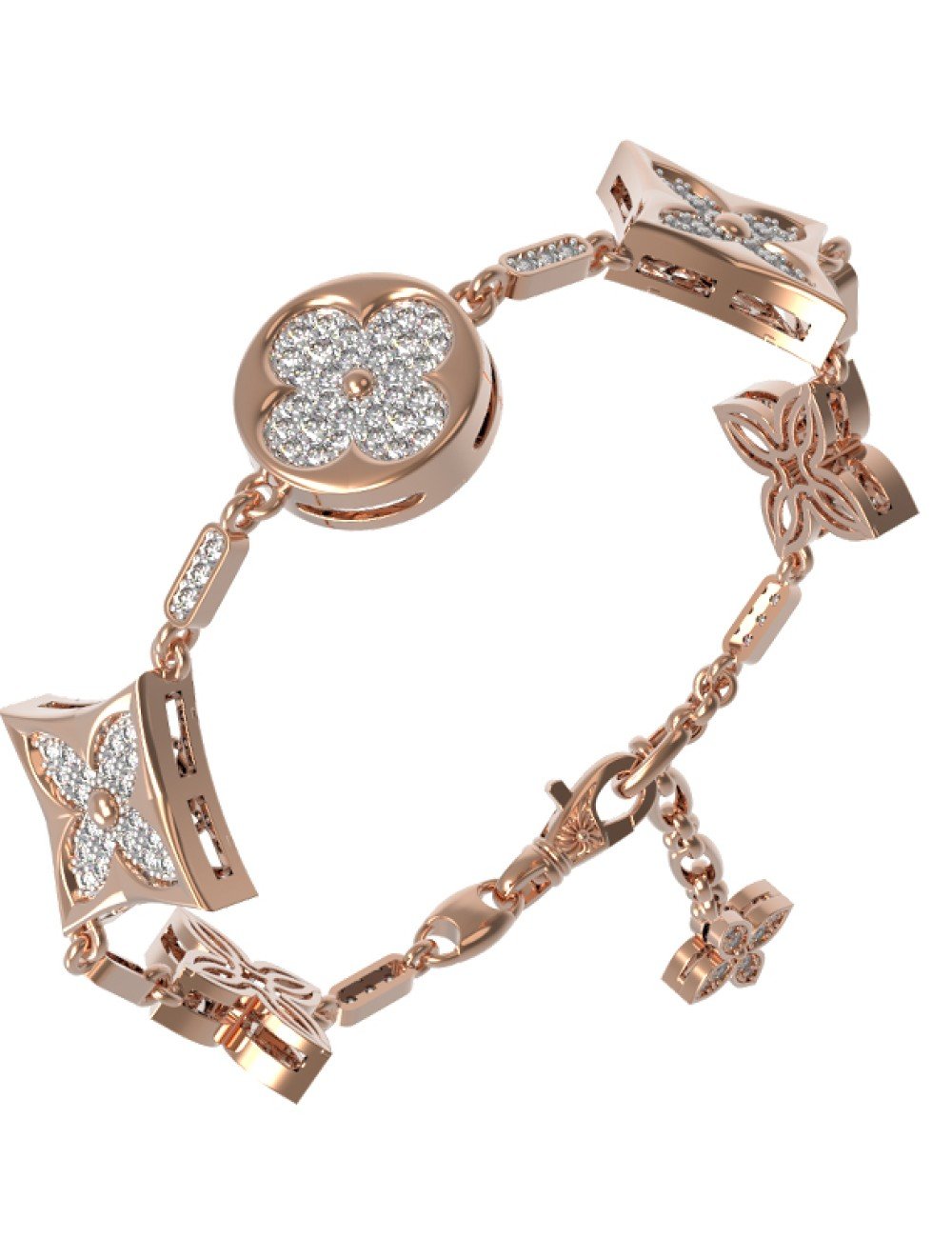 Браслет из золота c бриллиантами