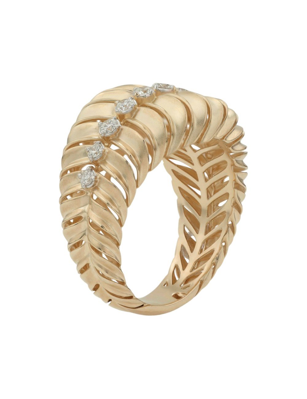 Кольцо из золота c бриллиантами