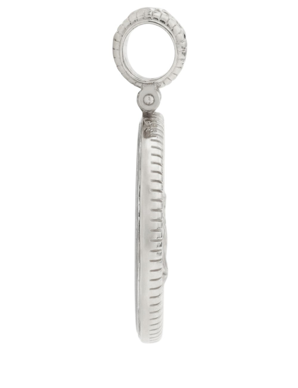 Подвеска из белого золота c эмалью