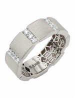 Кольцо из белого золота c бриллиантами