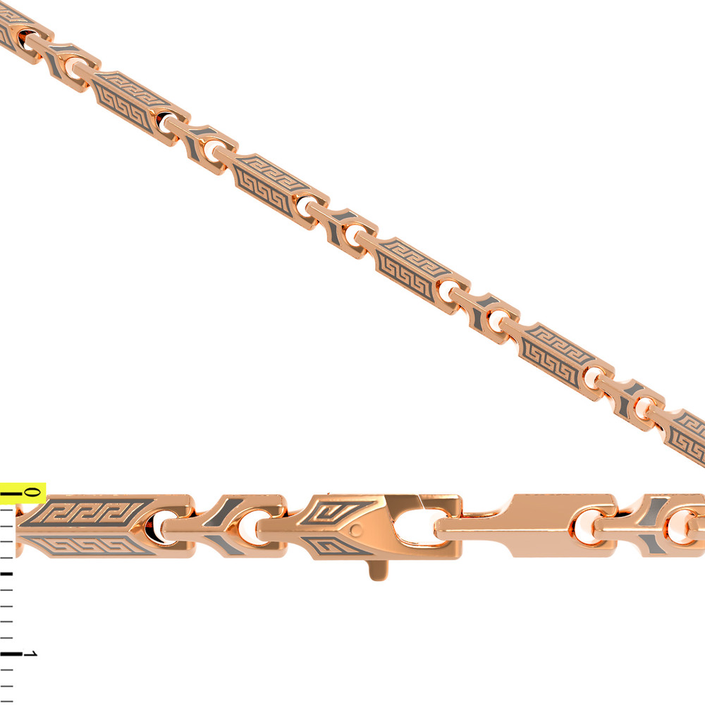 Браслет из красного золота 585 пробы