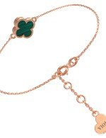 Браслет из золота c малахитом