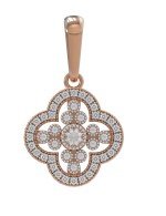 Подвеска из золота c бриллиантами