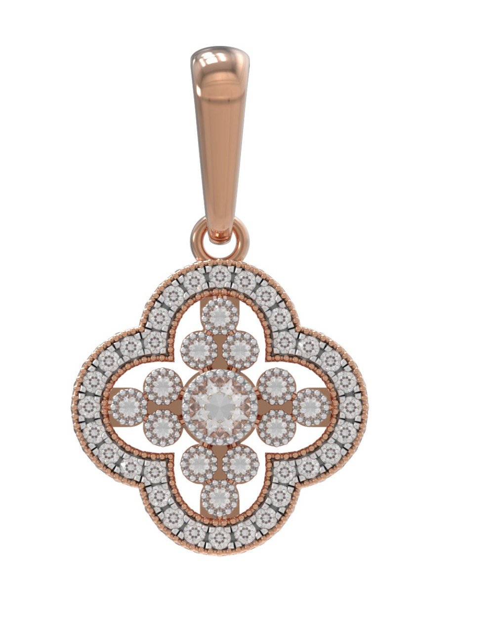 Подвеска из золота c бриллиантами