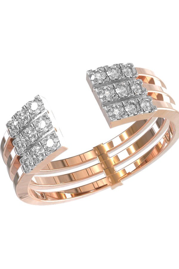 Кольцо из золота c бриллиантами