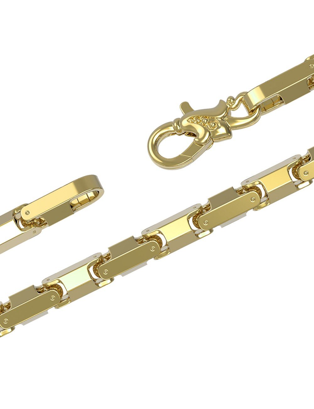 Цепь из лимонного золота